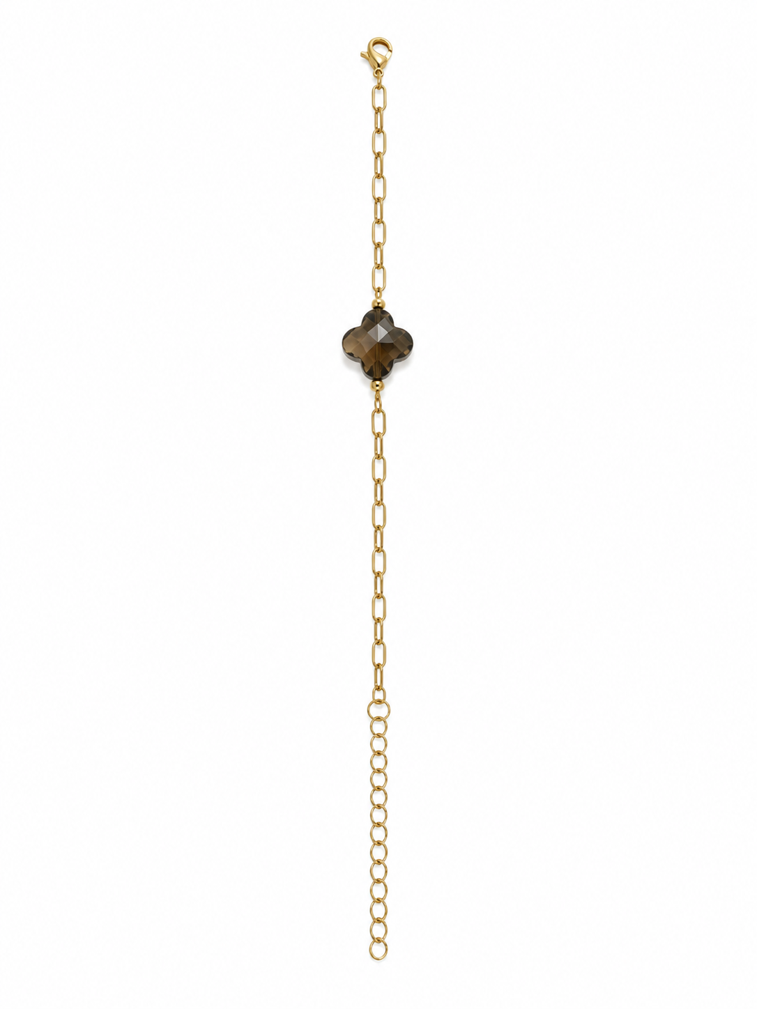 BRACELET TREFLE OEIL DU TIGRE