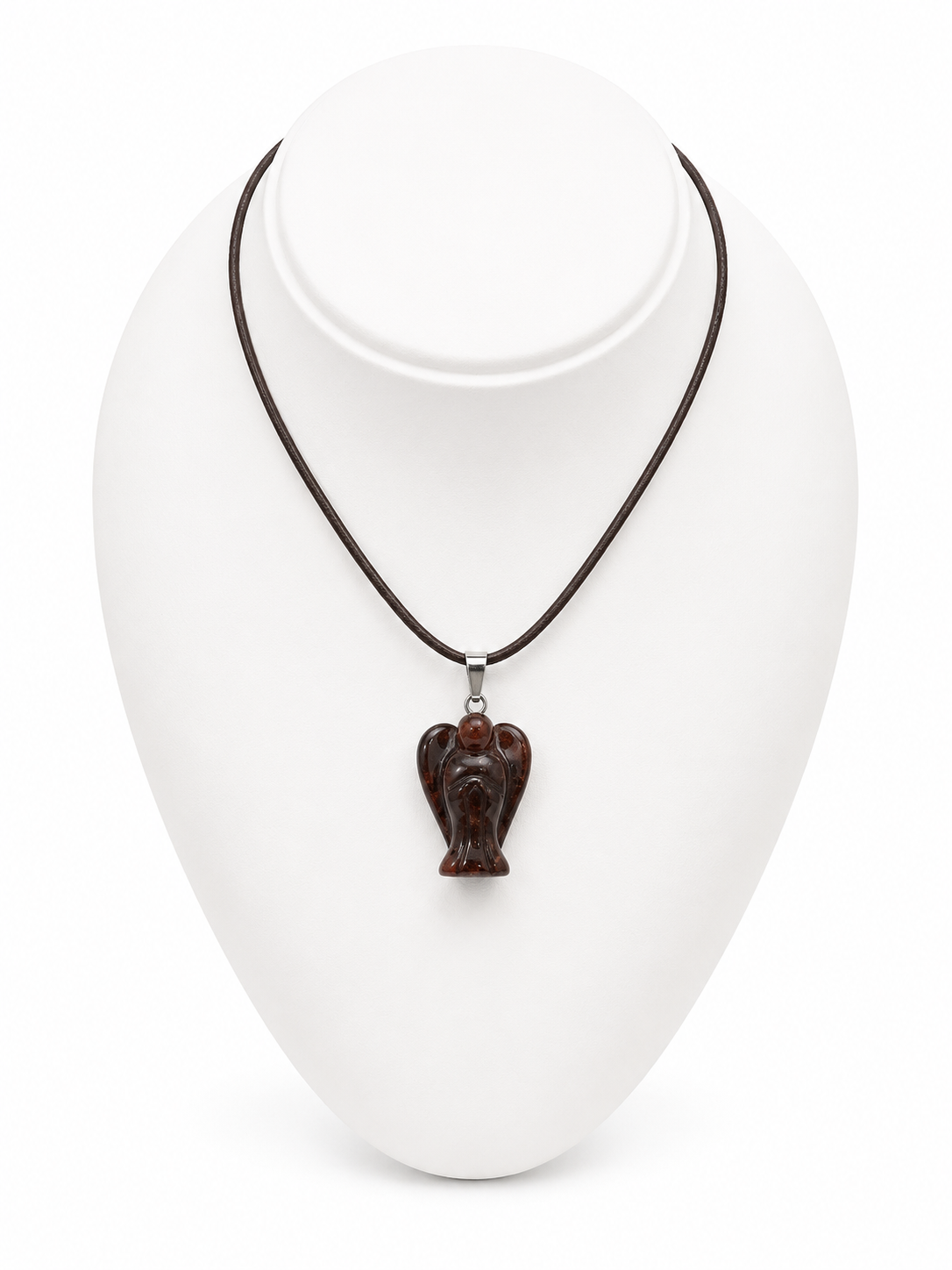 COLLIER ANGE GRENAT