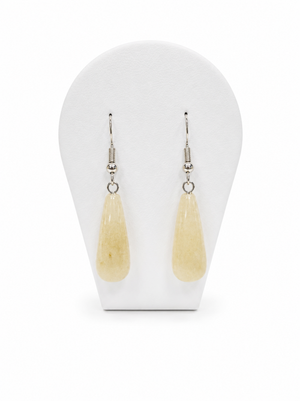 BOUCLE D'OREILLE GOUTTE CITRINE