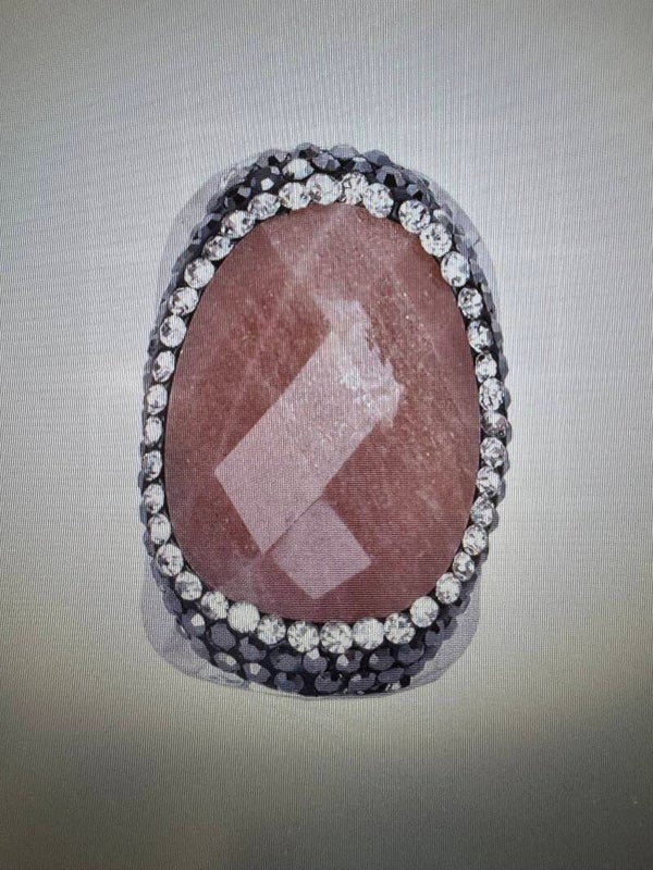 BAGUE ARGENTÉ AGATE PÊCHE