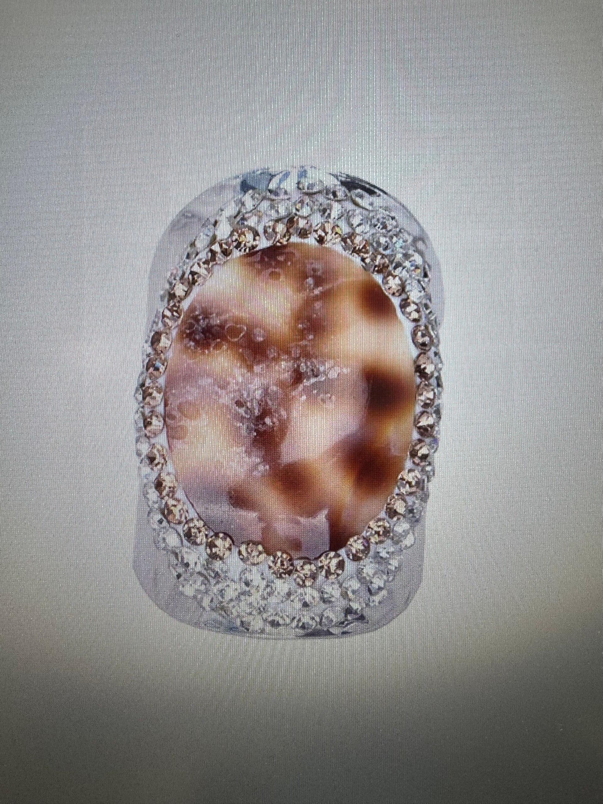 BAGUE ARGENTÉ TIGER SHELL