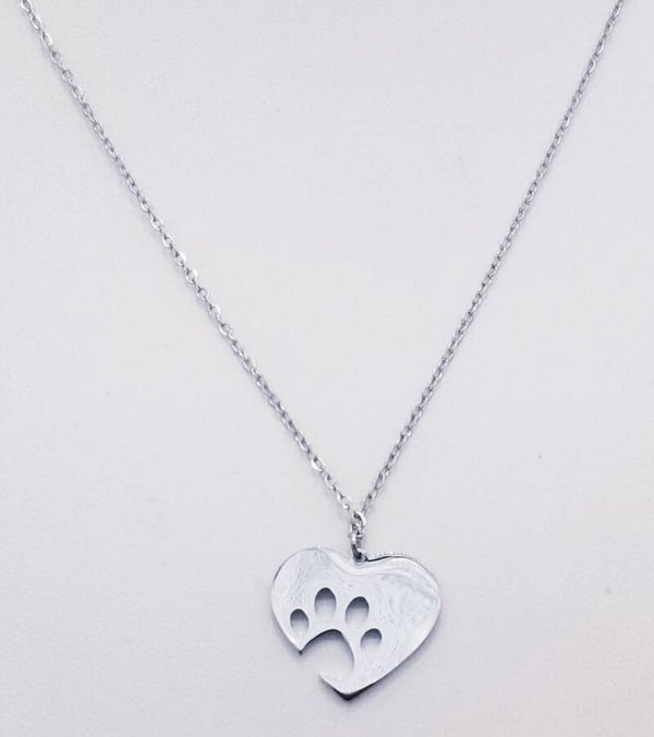 CHAÎNE PENDENTIF COEUR PATTE