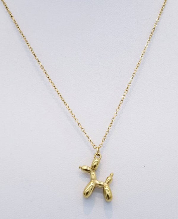 CHAÎNE PENDENTIF CHIEN OR