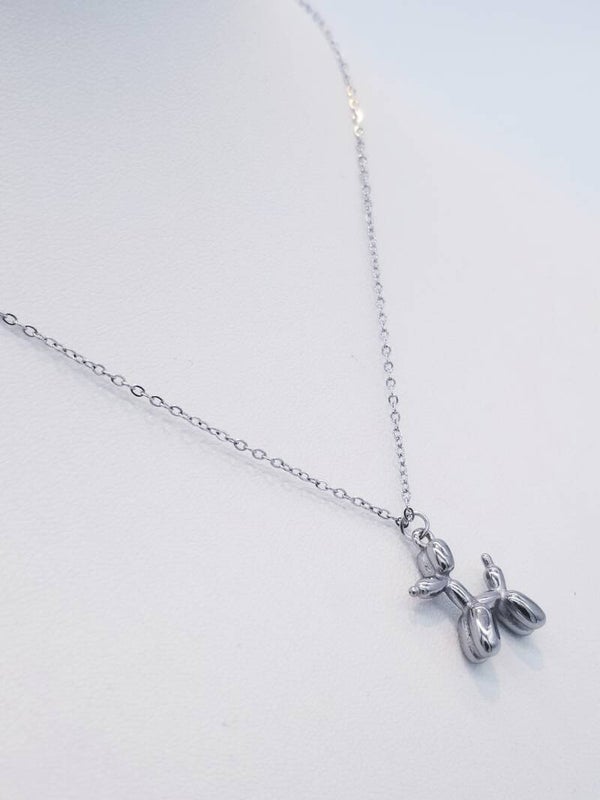 CHAÎNE PENDENTIF CHIEN ARGENT