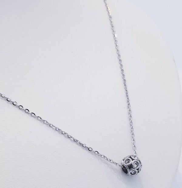 CHAÎNE PENDENTIF BOULE CLAIRE
