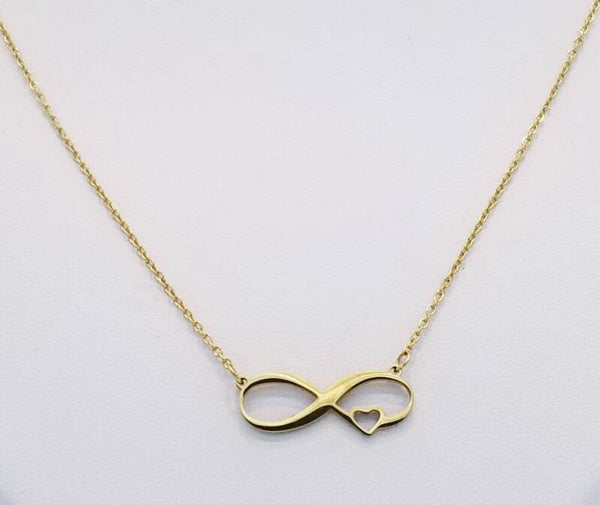 CHAÎNE PENDENTIF AMOUR INFINI OR