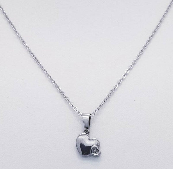 CHAÎNE PENDENTIF COEUR FOU
