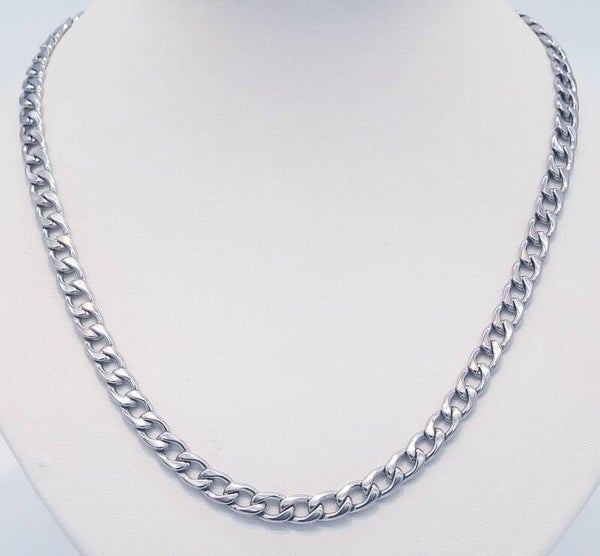 CHAÎNE CUBAINE ARGENT