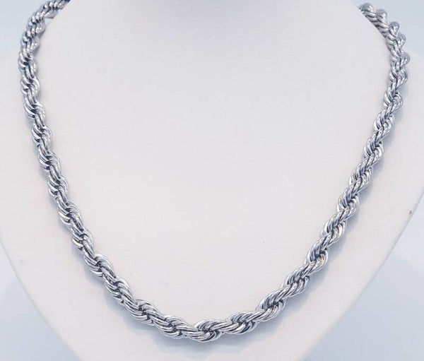 CHAÎNE TORSADE ARGENT