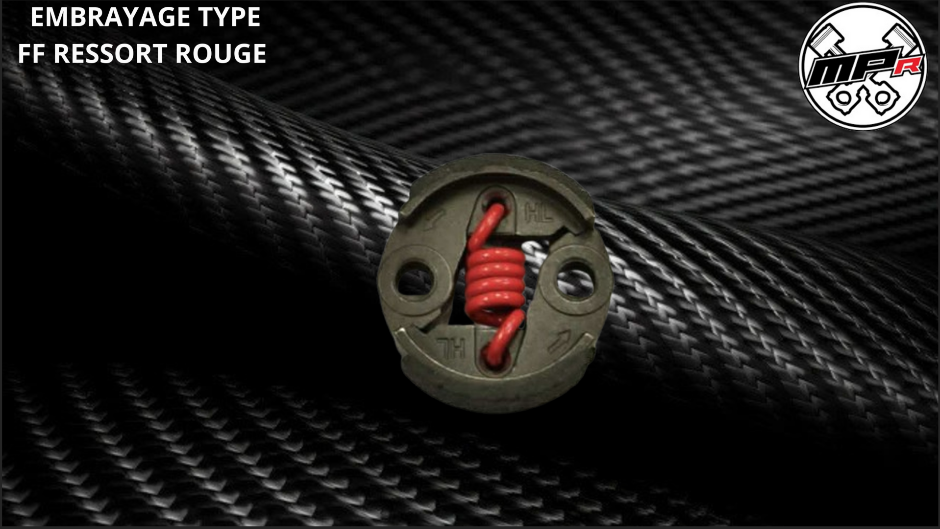 EMBRAYAGE TYPE FF RESSORT ROUGE