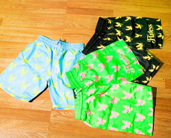 BMOREFLAWLESS x SILENT STACKER SWIM TRUNK