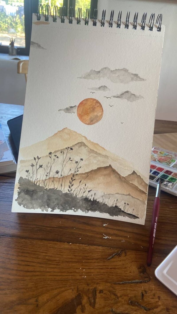 Aquarelle paysage