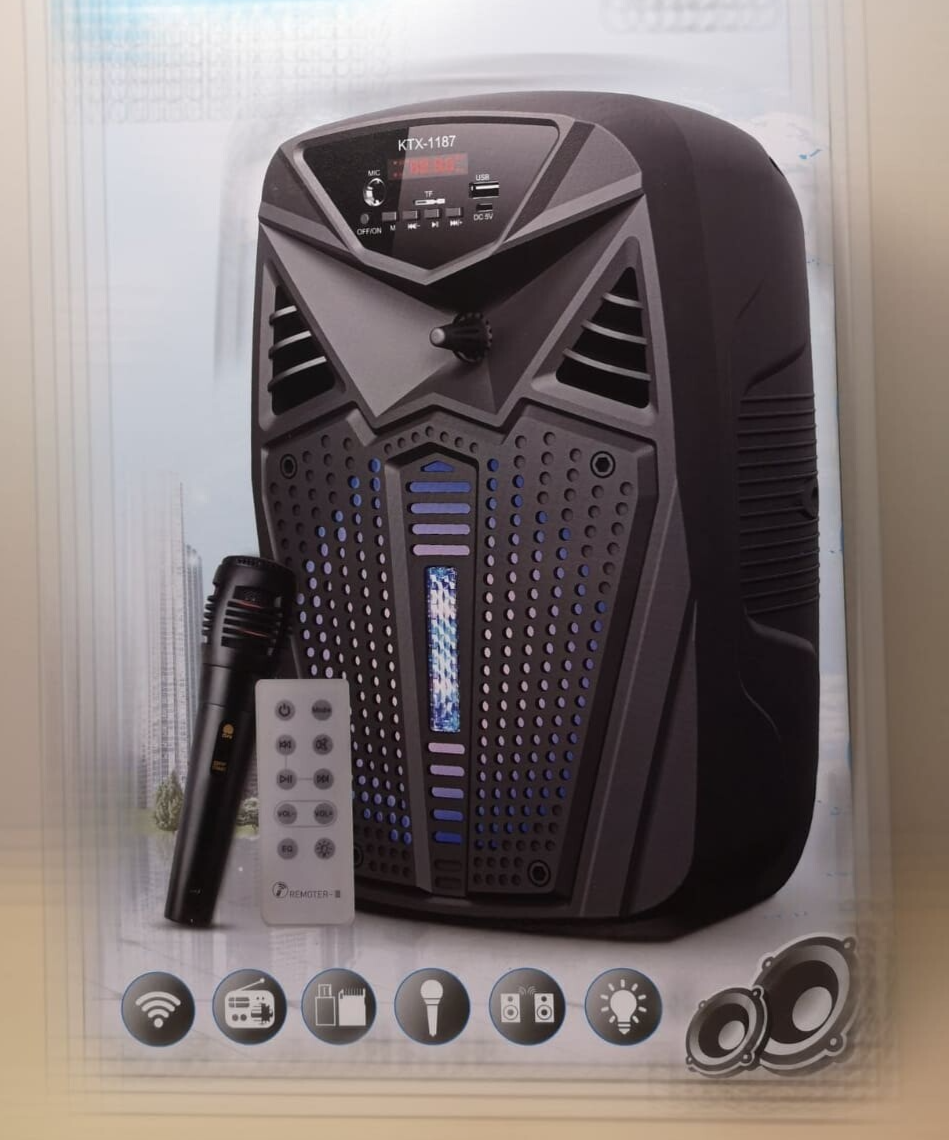 PRENOSNI BLUETOOTH ZVOČNIK/KARAOKE 1187