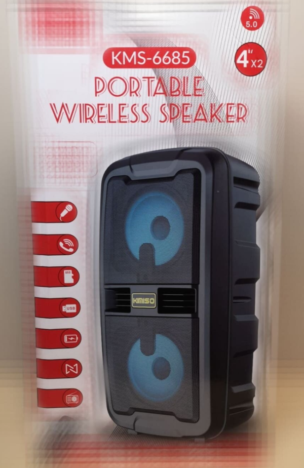 PRENOSNI BLUETOOTH ZVOČNIK/KARAOKE 6685