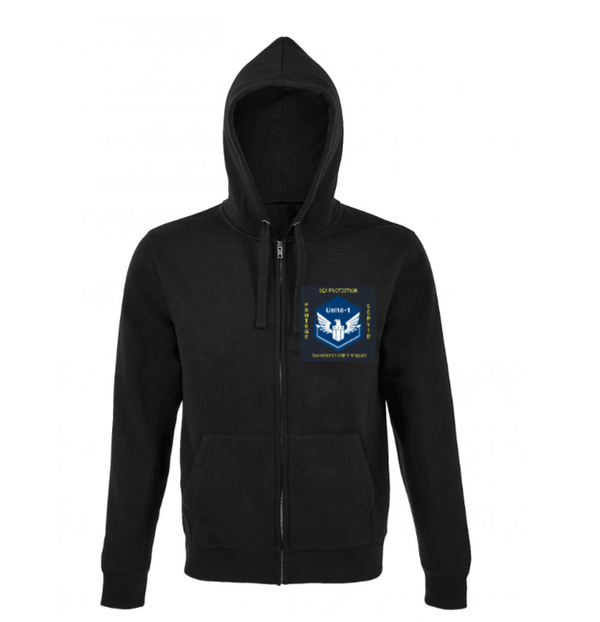 Sweat zippé à capuche