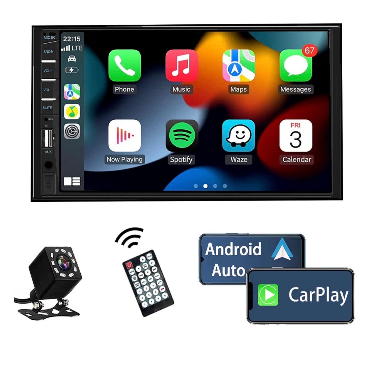 Stereo With Apple CarPlay 7 inch