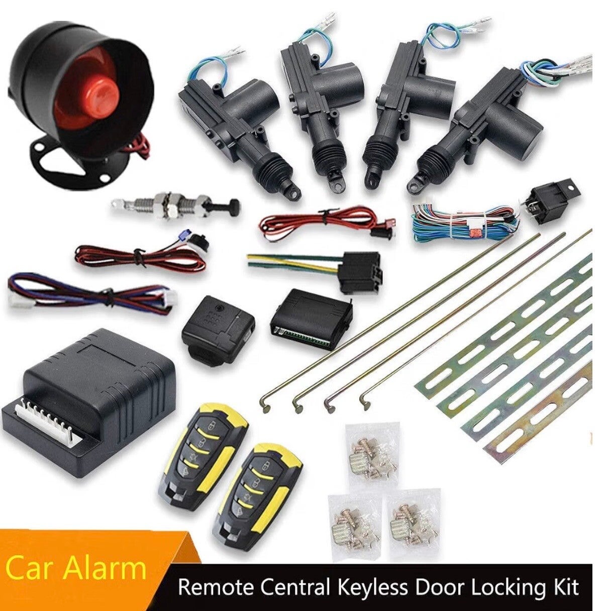 Car Alarm & Remote Central Keyless Door Locking Kit