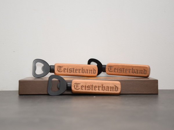 Beukenhouten Flessenopener met eigen logo of tekst