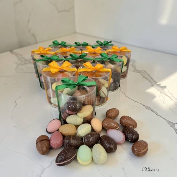 Assortiment paaseitjes, klokjes, diertjes, ...