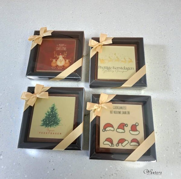 Chocolade kerstkaartje 🎄