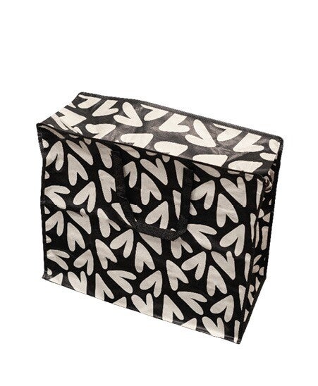 Shopper XL met rits - Hearts