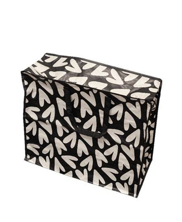 Shopper XL met rits - Hearts