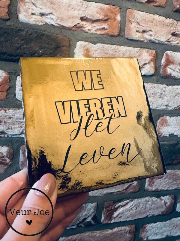 We vieren het leven