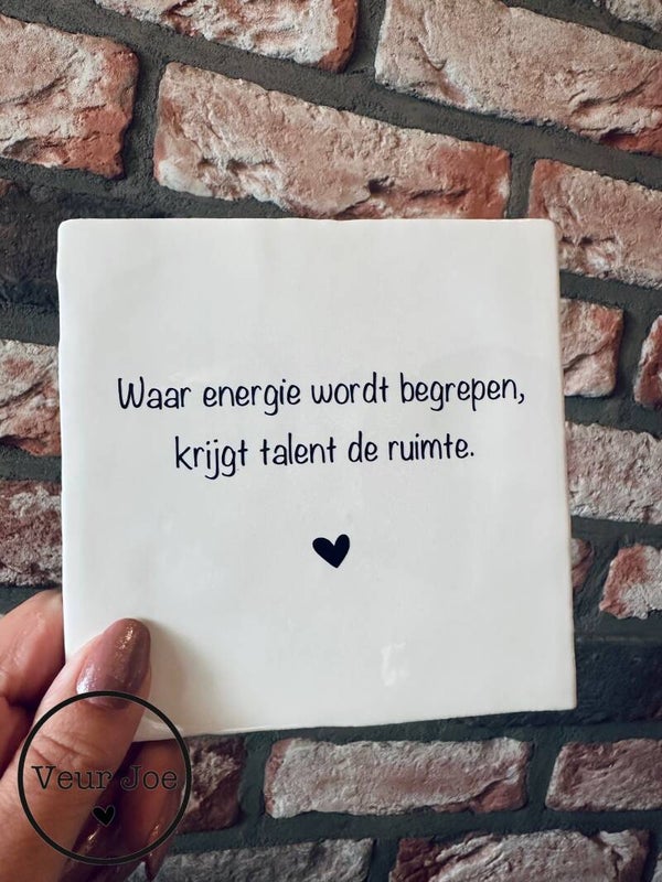 Waar energie wordt begrepen..