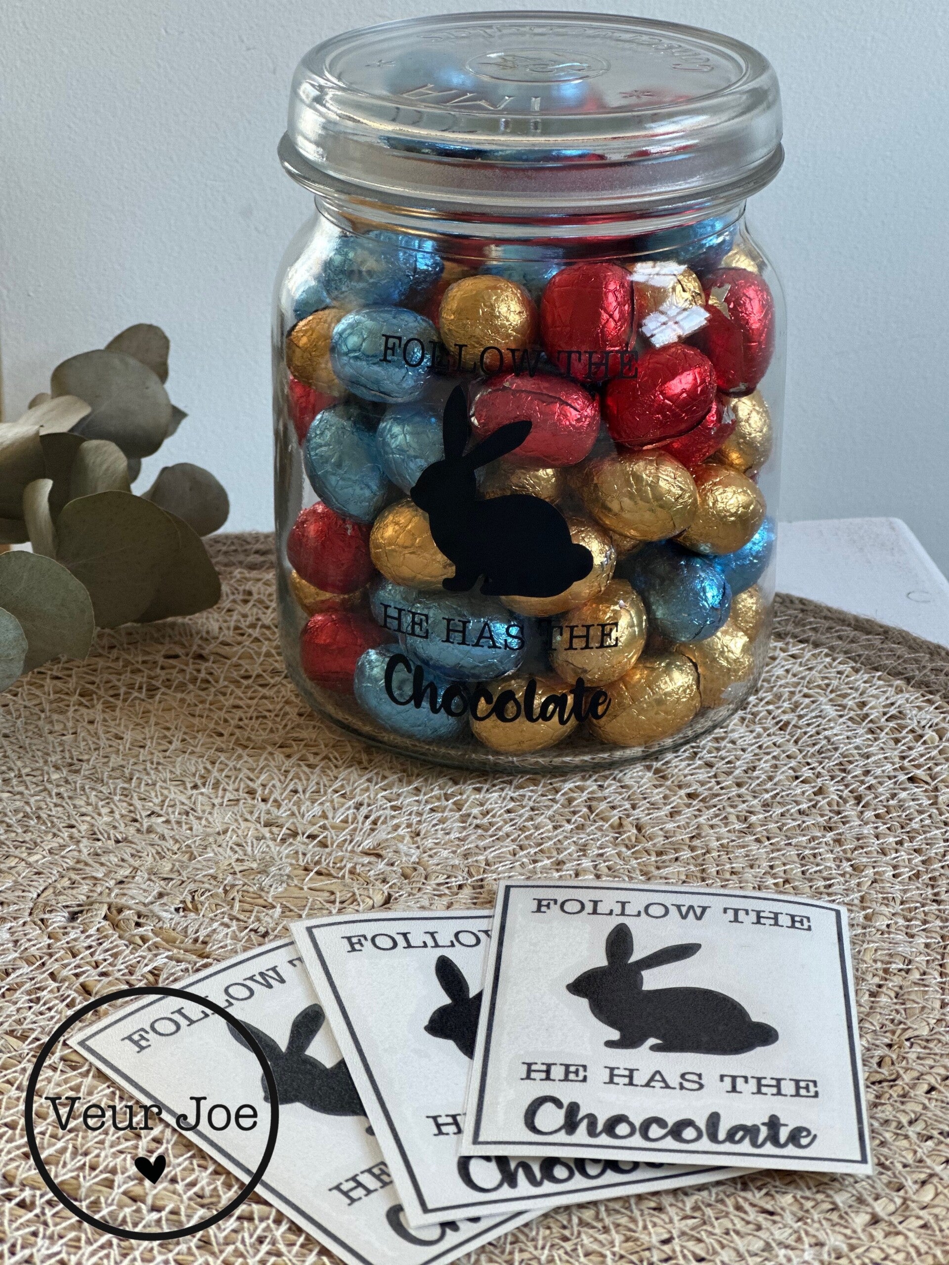 DIY Stickers - Follow the bunny