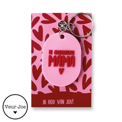 Sleutelhanger - De Allerliefste Mama