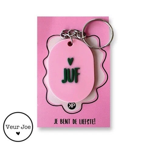 Sleutelhanger - Juf