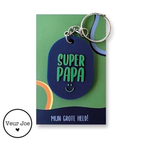 Sleutelhanger - Super Papa