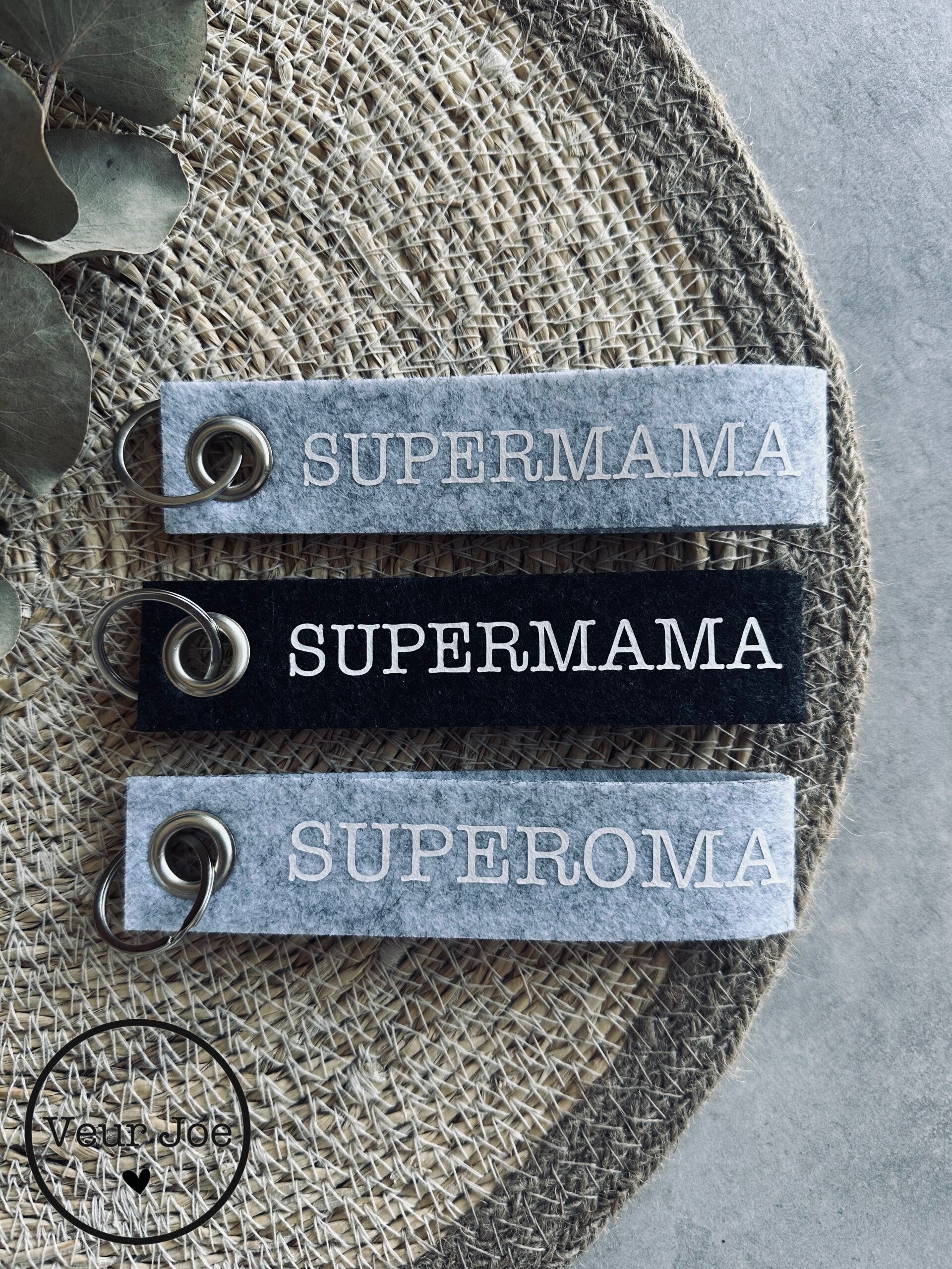 Vilten sleutelhanger Mama - Oma