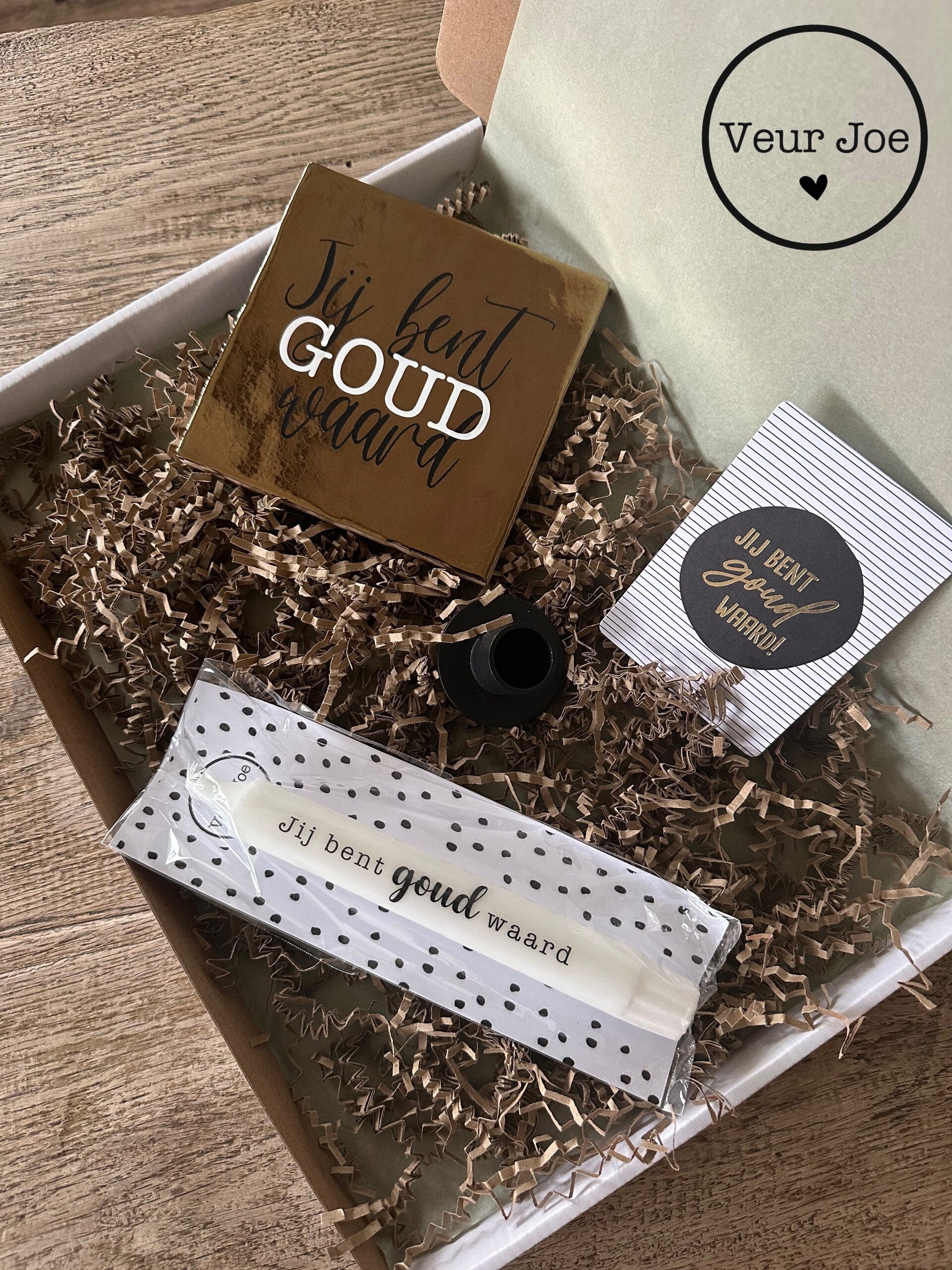 Brievenbuscadeau - Jij bent goud waard