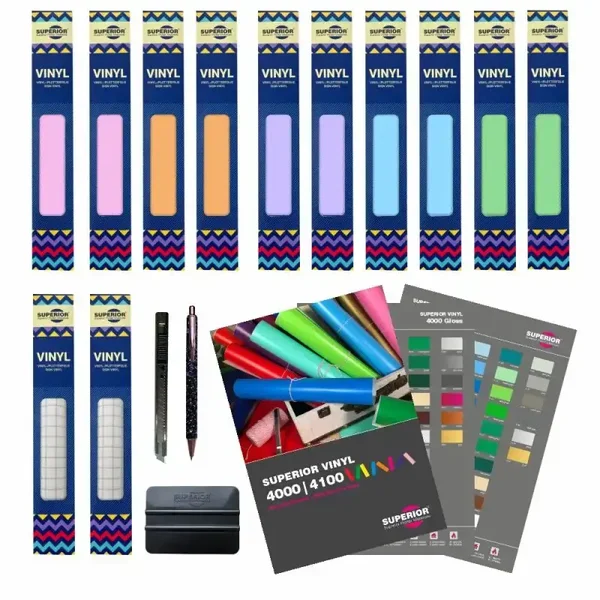 craftbox pastel vinyl met tools