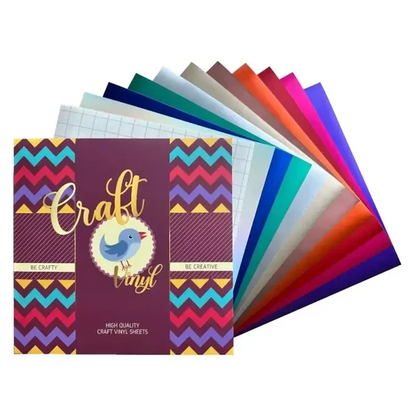 SUPERIOR 9200 Matt Chrome Craft Vinyl in a Craft Envelope