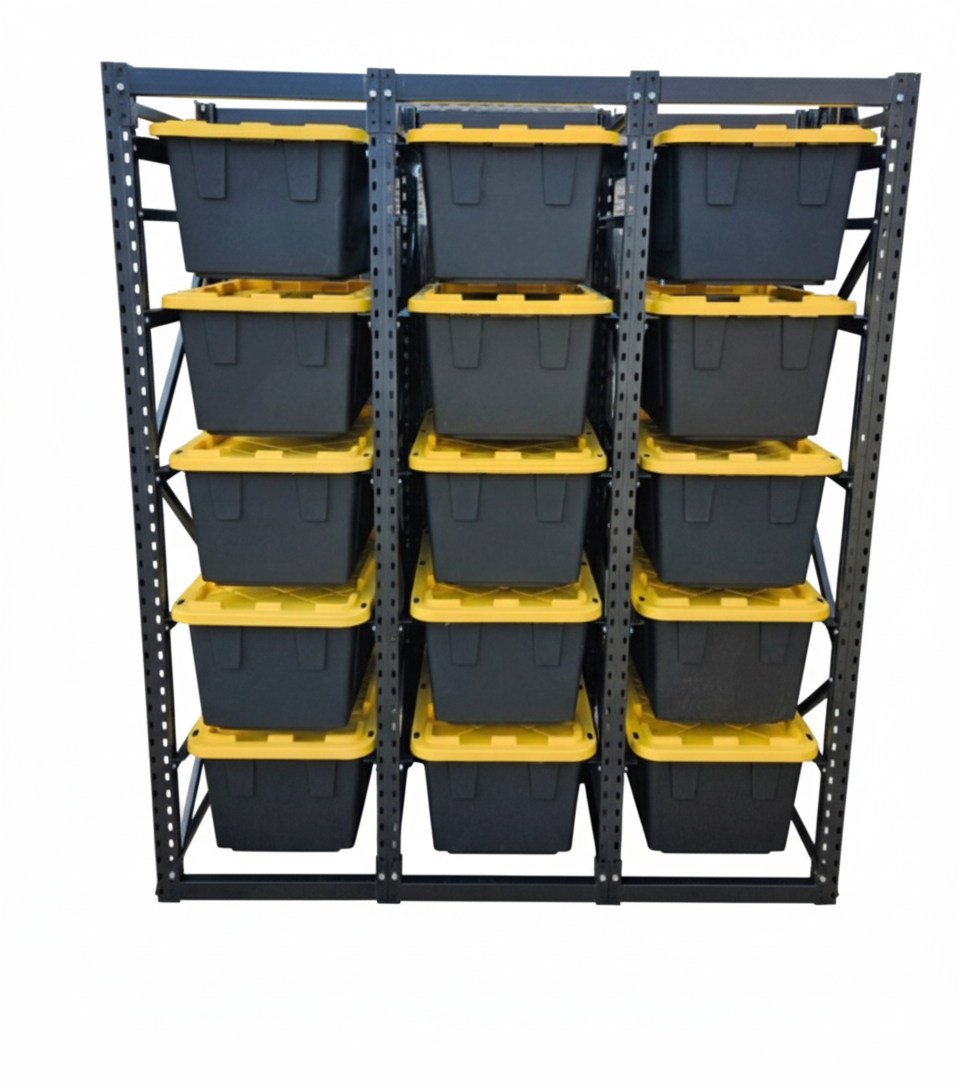 15 Tote Storage Rack