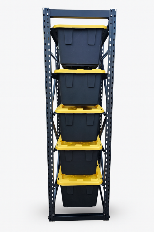 Metal 5 Tote Storage Rack
