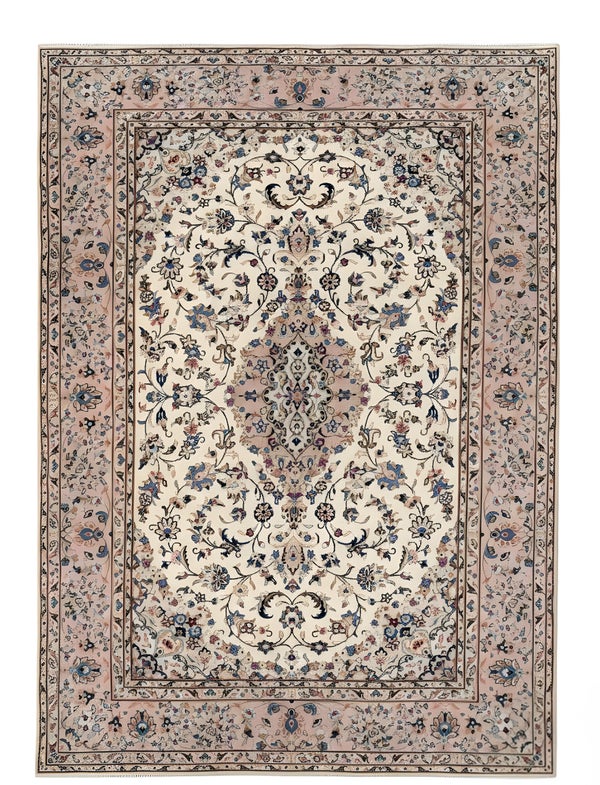 Authentic Kashan Rug - Full View