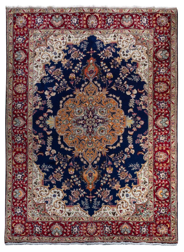 Tabriz (296 x 200 cm) - Rare Colourful Tabriz Medium-Size Rug (9.7 x 6.5 ft)