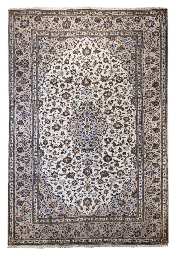 Kashan (366 x 250 cm) - Large Rectangular Persian Rug (12 x 8.2 ft)