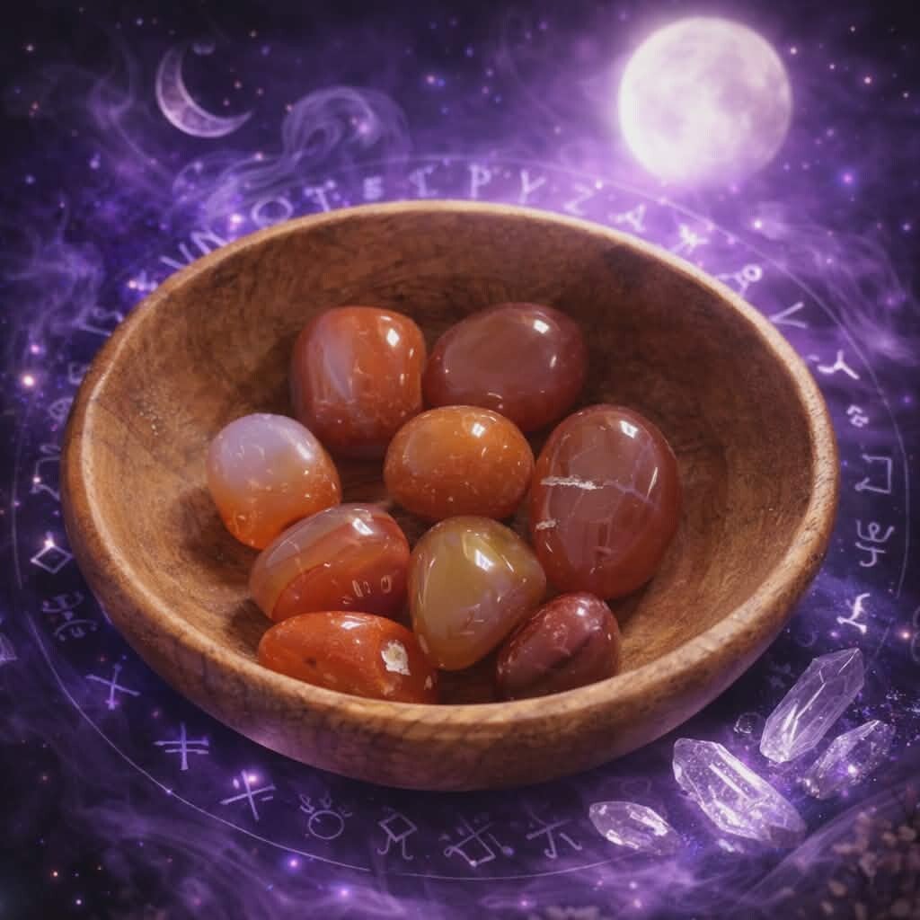 Pierres roulées Cornaline