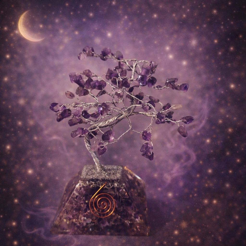 Arbre du Bonheur en Améthyste ( 100pieces)