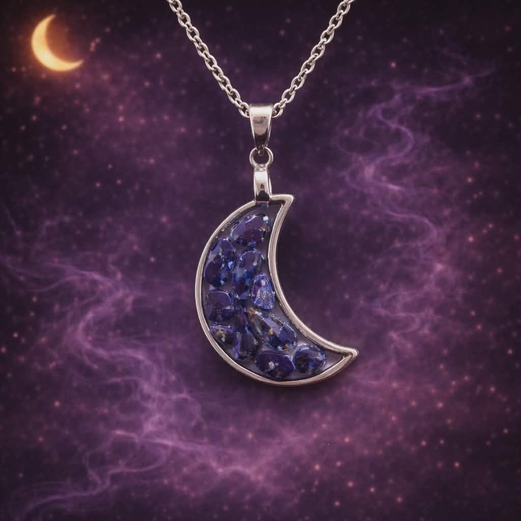 Pendentif Lunarya en Lapis Lazuli