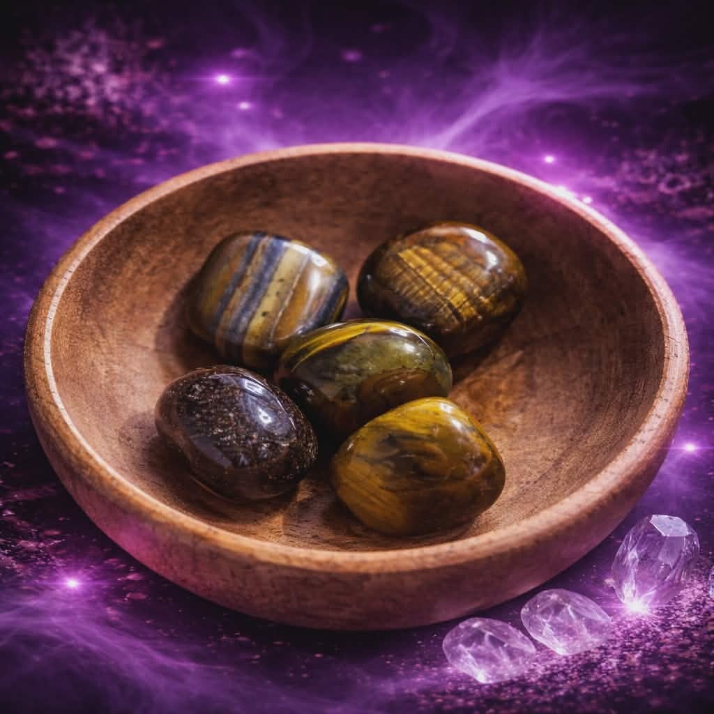 Pierres roulées Oeil de Tigre