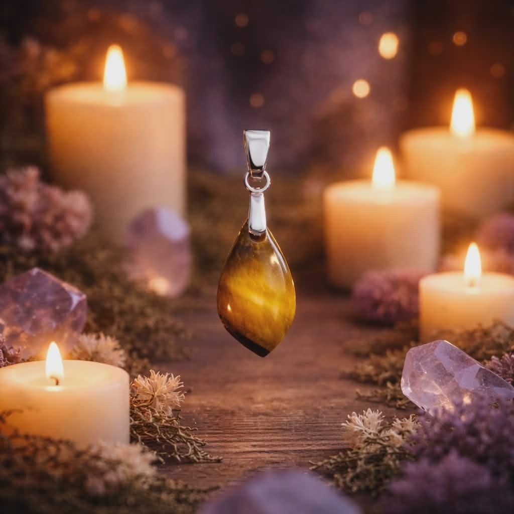 Pendentif  Oeil de tigre