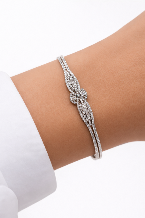 18 karaat witgouden armband jaren ’30 Art.KJ-308