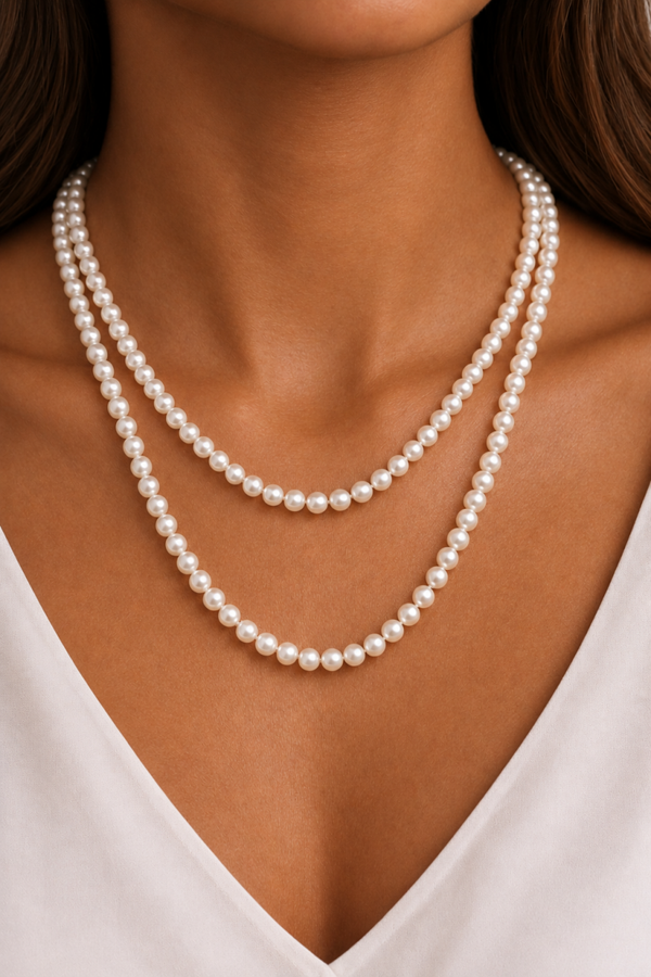 Mikimoto parelsnoer dubbele lengte 80 cm Art.Rein-1