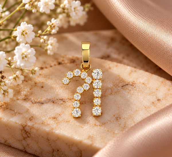 14 Karaat Gouden Diamanten Hanger – 0,45 Karaat art. Lus-1