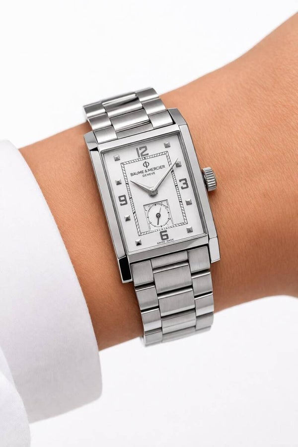 Baume & Mercier edelstalen dameshorloge met metalen band Art.KJ-445